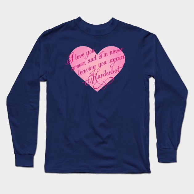 A Murderbot Valentine Long Sleeve T-Shirt by Crown and Thistle